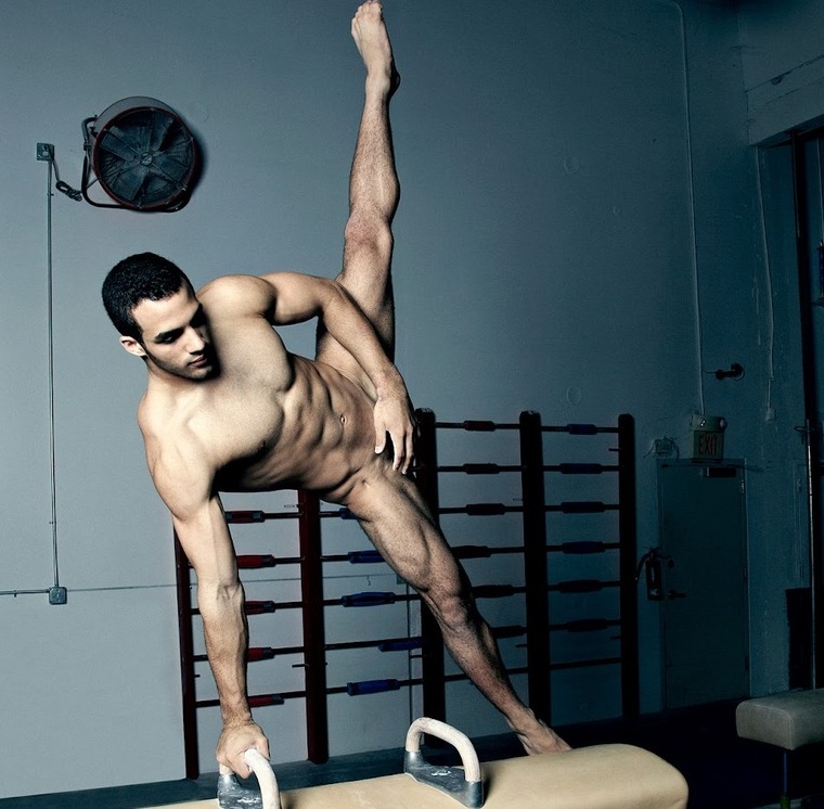 A Naked Olympian Danell Leyva Alan Ilagan