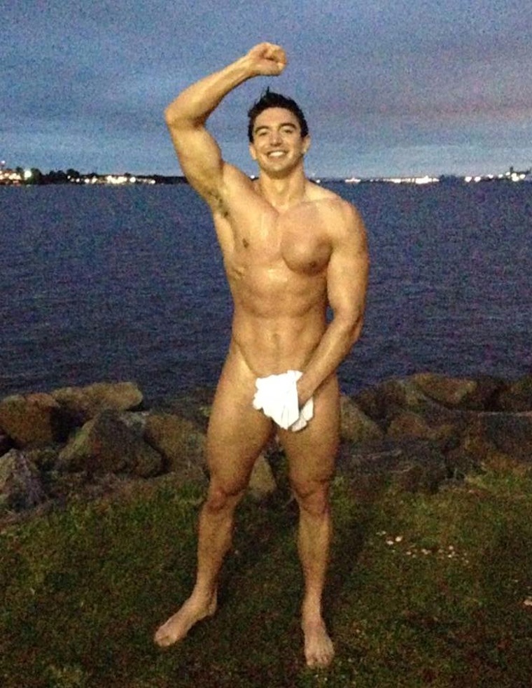 Steve Grand Gets Nude, Jumps in Lake.