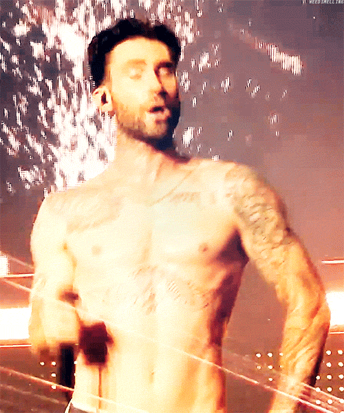 Adam Levine: The Naked GIFs that keep on giving.