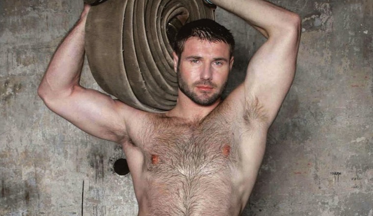 Ben cohen handsome hairy chest hunk rugby player beefcake